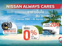 นิสสัน ให้ตรวจรถฟรี ให้โปรซ่อมรถ ถึง 30 มิถุนายน 2564