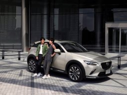 MAZDA CX-3 รุ่นปี 2022 ปรับเพิ่มออปชั่น เปิดสีใหม่ แพลตทินั่ม ควอตซ์