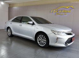 2017 TOYOTA CAMRY 2.5 HV NAVI MINOR CHANGE (เบาะน้ำตาล) AT