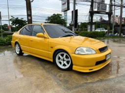 1996 Honda CIVIC 1.6 ตาโตสีเหลืองแต่งสวยขับดี