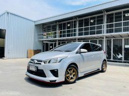 2013 TOYOTA YARIS ECO 1.2E สีเทา รถตัวถังสวย ไม่เคยติดแก๊ส ชุดแต่งรอบคัน+สปอยเลอร์หลัง สวยพร้อมใช้