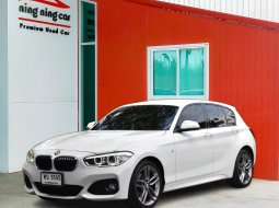 BMW 118i M Sport สี ขาว ปี 2016 วิ่ง 82,xxx km ชุดแต่ง M Sport มาจากโรงงาน รถมือเดียวป้ายแดง