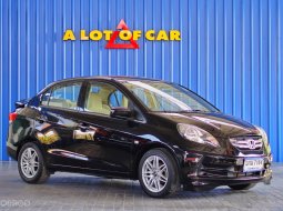 Honda Brio Amaze 1.2 V ปี2014 รถมือแรก สภาพใหม่มาก ไม่เคยมีอุบัติเหตุ ประวัติเข้าศูนย์ครบ