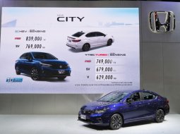 Honda City 2023 ไมเนอร์เชนจ์ เพิ่ม 1 รุ่นไฮบริด มี 5 รุ่นย่อย ราคาเริ่ม 629,000 บาท