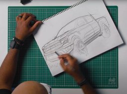 Ford ทำคลิปนักออกแบบ สอนวาดรูป Ford Ranger Raptor 2023