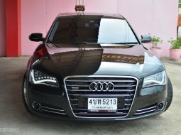 2013 Audi A8L 4.2 ดีเซล TDIเครื่อง 8 สูบ Quattro ขับ4 350 แรงม้ารถบ้านมือเดียวรถสวยและOptionดีที่สุด