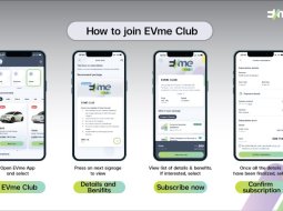 EVme เปิดระบบค่าสมาชิก ชาร์จไฟฟรี ส่วนลดค่าเช่า ช่วยเหลือฉุกเฉินตลอด 24 ชั่วโมง