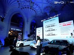 BYD SEAL 2023 เปิดราคาจำหน่าย เริ่ม 1.325  ล้านบาท มีโควต้าทันที 1,782 คัน