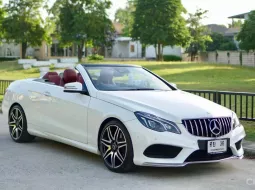 2014 Mercedes-Benz E200 2.0 AMG Dynamic รถเปิดประทุน 