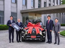 สถานทูตญี่ปุ่นประจำประเทศไทย เลือก Mitsubishi Xpander Cross HEV เป็นรถใช้งาน