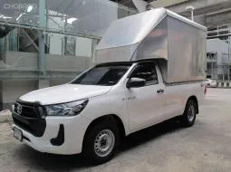 2021 TOYOTA REVO 2.4 ENTRY หัวเดียว เกียร์ธรรมดา สีขาว วิ่งน้อย 24,610 กม.  ใส่หลังคาตู้ทึบ เพลาลอย