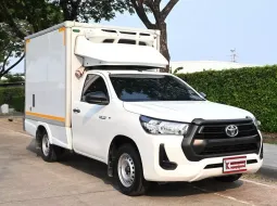 Toyota Hilux Revo 2.4 SINGLE Entry 2020 กระบะตู้เย็นความสูง 1.45 เมตรวิ่งในอาคารได้ พร้อมใช้งาน