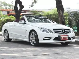 Mercedes-Benz E200 1.8 W207 Sport Convertible 2012 รถสปอร์ตเปิดประทุน ใช้งานน้อย 