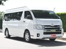 Toyota Hiace 3.0 COMMUTER D4D 2018 รถตู้ใช้งานในครอบครัวเบาะวีไอพี 9 แถว ฟรีดาวน์ได้