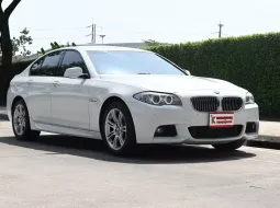 BMW 528i 2.0 F10 M Sport 2013 รถบ้านใช้งานในครอบครัวชุดแต่งศูนย์ ซื้อสดฟรีแวท