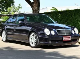 Benz E55 AMG 5.4 W210 Factlift V8 2002 รถบ้านมือเดียวเจ้าดูแลถึงมาก อุปกรณ์ใช้งานได้ทุกอย่าง