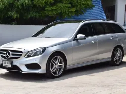 Mercedes Benz E300 AMG Bluetech Hybird Wagon ปี 2015 ประวัติศูนย์ Benz Thailand ครบทุกระยะ มือเดียว