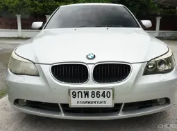 2004 BMW 525i 2.4 รถเก๋ง 4 ประตู เจ้าของขายเอง แก๊ส เบนซิน ขายสด