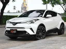 Toyota C-HR 1.8 HV Hi 2018 รถบ้านมือเดียวใช้งานน้อยไมล์เพียง 6 หมื่นกว่าโล แบตไฮบริดรับประกัน 10 ปี