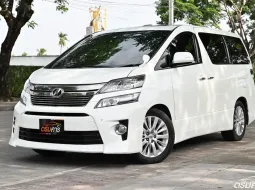 Toyota Vellfire 2.4 Z G EDITION Wagon 2014 รถบ้านมือเดียวใช้งานน้อยชุดแต่งรอบคัน เบาะมิกกี้