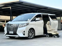 2017 Toyota ALPHARD 2.5 Welcab เบาะสำหรับผู้สูงอายุปรับไฟฟ้า มือเดียว ไม่มีชน