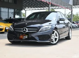 Benz C300 2.1 W205 Blue TEC HYBRID AMG Dynamic 2015 รถบ้านใช้งานงานน้อยตัวท๊อปสุดชุดแต่งศุนย์ทั้งคัน