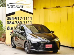 Toyota yaris 1.2 Sport Hatchback ปี 2021 ปลายปี เกียร์ Auto 5 ประตู รถสวยโครงสร้างบางเดิมทั้งคัน