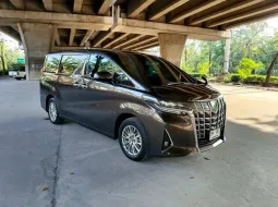 2021 Toyota ALPHARD 2.5 GF HYBRID E-Four รถตู้/MPV รถบ้านมือเดียว ไมล์น้อย เจ้าของขายเอง 