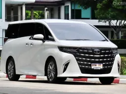 2025 Toyota ALPHARD 2.5 Z รถตู้/MPV ไมล์น้อย มือเดียวป้ายแดง 