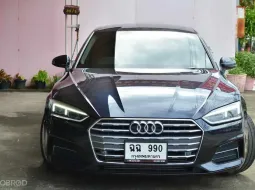 2018 Audi A5 2.0 Sportback 45 TFSI สีน้ำเงินเข้ม Moonlight Blue 🌠ไมล์ 5 หมื่นโล รถบ้านสภาพสวยจัด