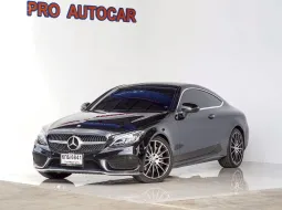 2017 Mercedes-Benz C-Class 2.0 C250 Coupe รถศูนย์ Benz Thailand ท๊อปสุด AMG  มือเดียว