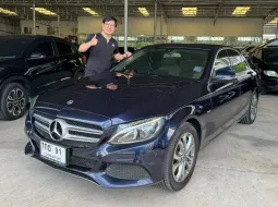 Mercedes-Benz C350e W205 Plug In Hybrid ปี 2018 สีน้ำเงิน