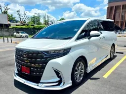 2024 Toyota ALPHARD 2.5 HEV รถตู้/MPV รถสภาพดี มีประกัน มือเดียวป้ายแดง ไมล์น้อย