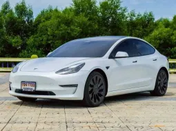 Tesla Model 3 Performance 4WD 2023 รถบ้านสวย ไมล์น้อย 