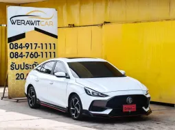 MG MG5 1.5 X Sedan ตัวท็อปสุด หลังคา Sunroof ปี 2023 เครื่องเบนซิน เกียร์ Auto รถสวย สภาพใหม่ป้ายแดง