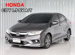  Honda CITY 1.5SV ตัวท๊อป  i-VTEC รถเก๋ง 4 ประตู ออกรถฟรีดาวน์