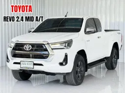 รถมือเดียว Toyota Hilux Revo 2.4 MID รถกระบะแคป ยกสูง เกียร์ออโต้ ออกรถฟรีดาวน์