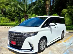 2025 Toyota ALPHARD 2.5 Z รถตู้/MPV ดาวน์ 0% รถสวย ไมล์น้อย มือเดียวป้ายแดง