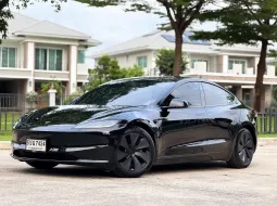 Tesla Model 3 LONG RANGE 4WD ปี 2024 รถบ้านแท้ เจ้าของเดียว ป้ายแดง  ไมล์น้อย ประวัติศูนย์  