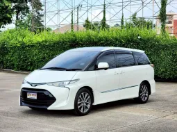 Toyota Estima 2.4 Aeras Premium 2017 วิ่งน้อย 90,000 กม. สีขาวสวย 