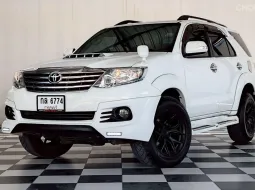 FORTUNER 2.5 V.CHAMP.2WD.ภายในสีดำ เกียร์ออโต้ ปี 2014 