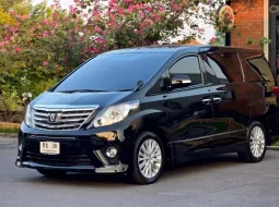 2012 Toyota ALPHARD 2.4 รถตู้/MPV รถบ้านมือเดียว ไมล์น้อยสุดในตลาด  3 หมื่น km. 
