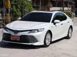 2019 Toyota CAMRY 2.5 HEV  Hybrid Premium Luxury รถเก๋ง 4 ประตู ออกรถฟรี ผ่อน 15,xxx.-/7ปี