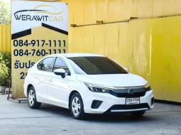 Honda City 1.0 S Sedan ปี 2021 เครื่อง เบนซิน 1.0 TURBO i Vtec เกียร์ Auto