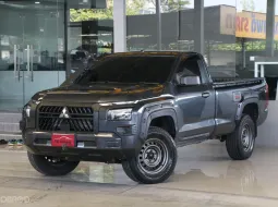 Mitsubishi TRITON 2.4 single cab 4WD ปี 2024 ไมล์แท้17,xxxโล สภาพป้ายแดง Warranty2030 ออกรถ0บาท