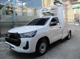 2023 TOYOTA REVO 2.4 ENTRY หัวเดียว รถตู้เย็น ความเย็นติดลบ เกียร์ธรรมดา สีขาว