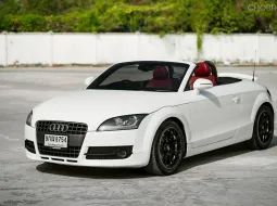 Audi TT 2.0 Convertible ปี 2008  สีขาวเบาะแดง รถพร้อมใช้งาน ระบบไฟฟ้าใช้งานได้ตามปกติ