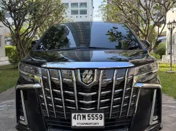 Toyota Alphard 2.5 SC Package 2020 สีดำ รถครอบครัวขับมือเดียว ดูแลอย่างดี