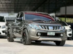 2015 MITSUBISHI TRITON,2.5 MEGA CAB โฉมปี 14-19 GLX สีน้ำตาล เกียร์ธรรมดา