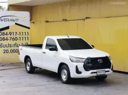 Toyota Hilux Revo 2.4 SINGLE Entry เครื่อง ดีเซล เกียร์ ธรรมดา ปี 2021 ปลายปี เดือนธันวาคม รถสวยเดิม